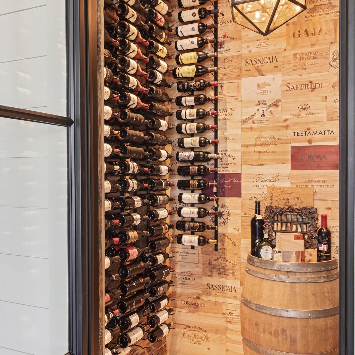 Custom wine room