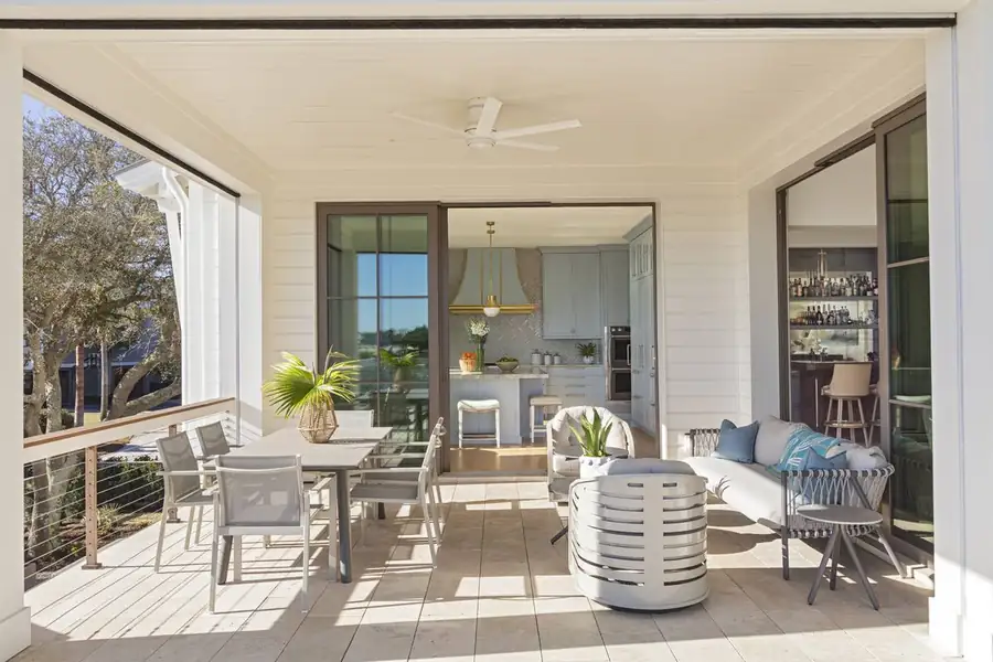 Double porches on a classic Sullivan's Island home